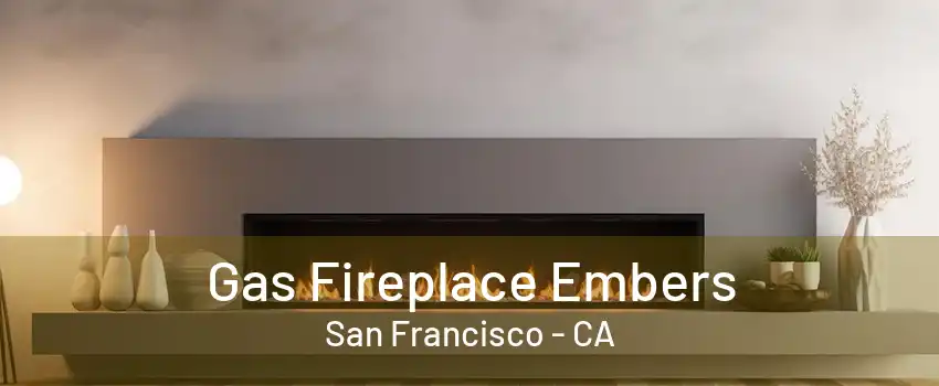 Gas Fireplace Embers San Francisco - CA