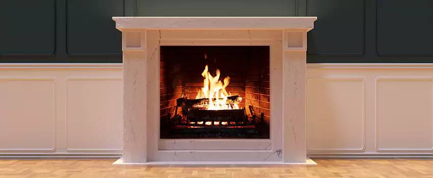 Open Flame Wood-Burning Fireplace Installation Services in San Francisco, California